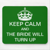 穏やかな花嫁のmousepadを保って下さい マウスパッド (正面)