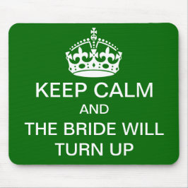 穏やかな花嫁のmousepadを保って下さい マウスパッド