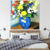 穏やかな花瓶のアート作品 キャンバスプリント (インサイチュ (寝室))