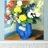 穏やかな花瓶のアート作品 キャンバスプリント (インサイチュ (ウッドフロア))