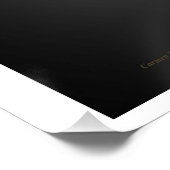 「穏やかな花」、光沢のあるポスター ポスター (コーナー)