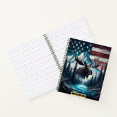 穏やかな荒野の中でムース ノートブック (内部)