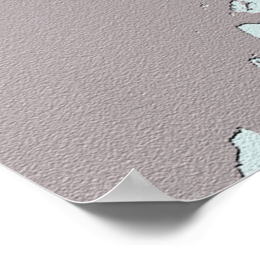 穏やかな蝶 ポスター (角)