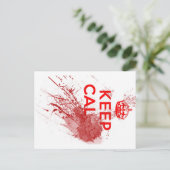 穏やかな血のゾンビを保って下さい ポストカード (スタンド正面)