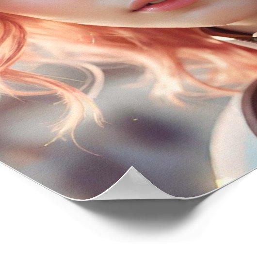 穏やかな表情 ポスター (角)