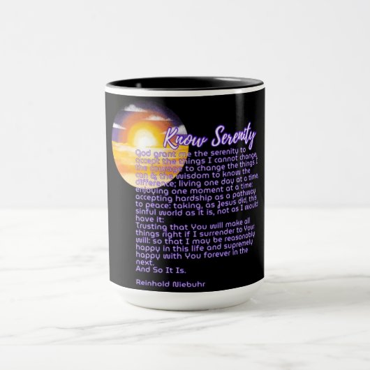 穏やかな視覚 マグカップ (中央)