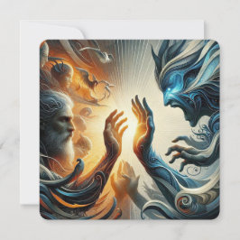 穏やかな言葉、穏やかなハート カード