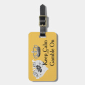 穏やかな賭けラスベガスを保って下さい ラゲッジタグ (正面縦)