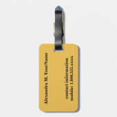 穏やかな賭けラスベガスを保って下さい ラゲッジタグ (裏面縦)