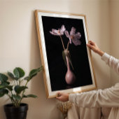 穏やかな野生のチューリップスチルライフウォールアートプリント ポスター