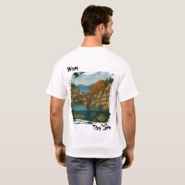 穏やかな野生動物の自然のTシャツ Tシャツ