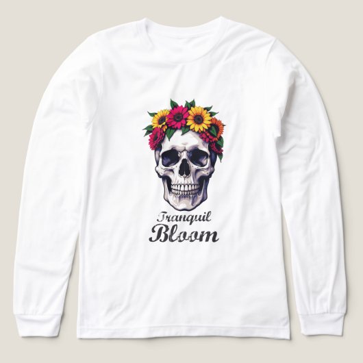 穏やかな開花 トライブレンドＴシャツ (デザイン正面)