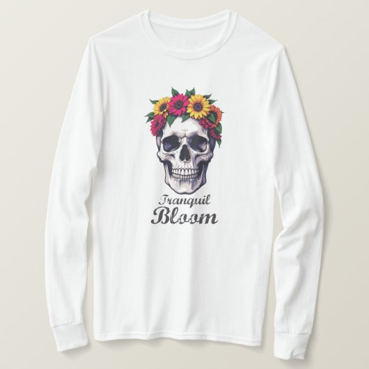 穏やかな開花 Tシャツ (デザイン正面)