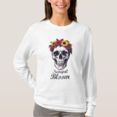 穏やかな開花 Tシャツ (正面)