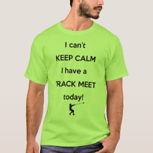 穏やかな陸上競技会のワイシャツを保って下さい! ハンマー投げのワイシ Tシャツ