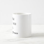 穏やかな雰囲気のみ美的な精神的な健康マグ コーヒーマグカップ (中央)