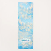 穏やかな雲が漂うヨガマット ヨガマット (正面)