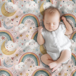 穏やかな雲の毛布パステルギフトのためのリトルワン フリースブランケット