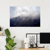 穏やかな霧の立ち上がり ポスター (ホームオフィス)