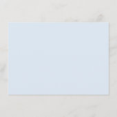 穏やかな青いビーチの波 エンクロージャーカード (裏面)