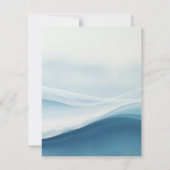 穏やかな青いビーチ セーブザデート (裏面)