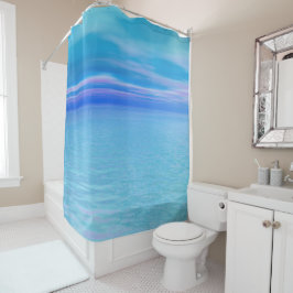 穏やかな青い海 シャワーカーテン