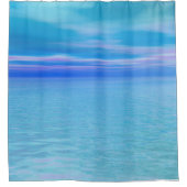 穏やかな青い海 シャワーカーテン (正面)