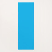 穏やかな青い花ヨガマット ヨガマット (裏面)