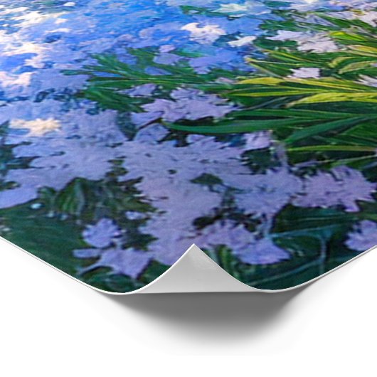 穏やかな青い谷 ポスター (角)