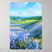 穏やかな青い谷 ポスター (正面)