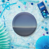 穏やかな青の海 ペーパープレート (パーティー)