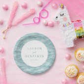 穏やかな青波オーシャン ペーパープレート (パーティー)