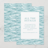 穏やかな青波 エンクロージャーカード (正面/裏面)