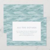 穏やかな青波 エンクロージャーカード (正面/裏面)