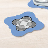 穏やかな青 ペーパーコースター (アングル)