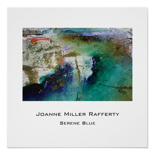 穏やかな青 ポスター (正面)