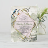 穏やかな静けさ日本のテーマ 招待状 (スタンド正面)