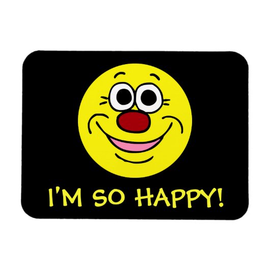 穏やかな顔グンピー マグネット (横)