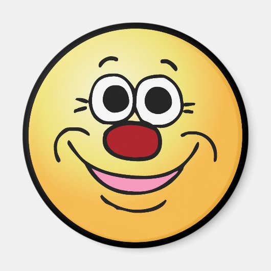 穏やかな顔Grumpey マグネット (正面)