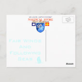 穏やかな風と追い風 ポート・リッチマン ポストカード (裏面)