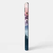 穏やかな風景ケース – 水彩山脈 iPhoneケース (左側面)