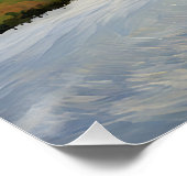 穏やかな風景絵を描とドラマチックな空 ポスター (コーナー)