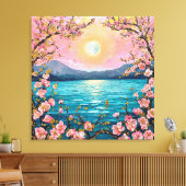 穏やかな風景 キャンバスプリント (インサイチュ (リビング))