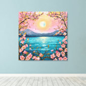 穏やかな風景 キャンバスプリント (インサイチュ (ウッドフロア))