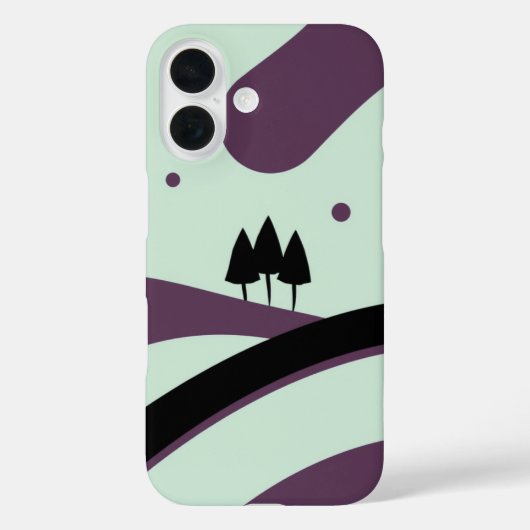 穏やかな風景：ミニマルなシーン Case-Mate iPhoneケース (裏面)