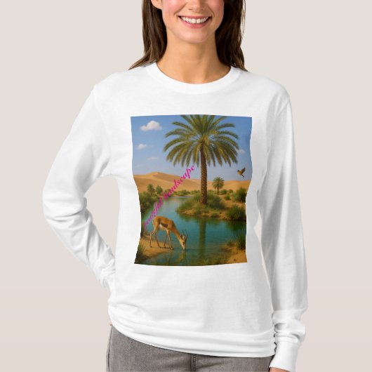 穏やかな風景 Tシャツ (正面)