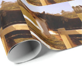 穏やかな馬の白い炎 ラッピングペーパー (ロールコーナー)