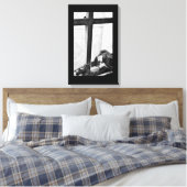 穏やかな鳩 キャンバスプリント (インサイチュ (寝室))