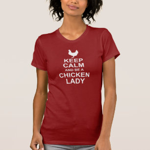 穏やかな鶏の女性を保って下さいTee Tシャツ