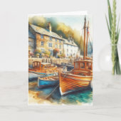 穏やかな カード (正面)